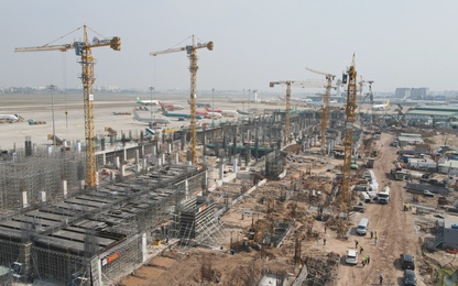 Hơn 1.400 kỹ sư, công nhân thi công Nhà ga hành khách T3 Tân Sơn Nhất