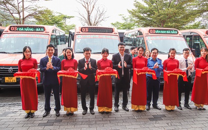 Chính thức mở tuyến buýt sân bay Đà Nẵng - Bà Nà Hills