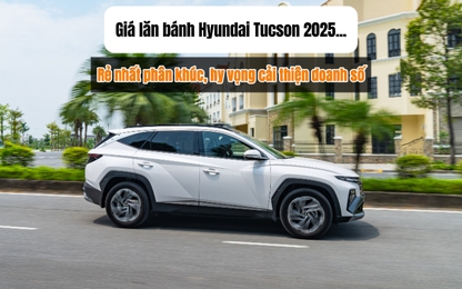 Giá lăn bánh Hyundai Tucson 2025 rẻ nhất phân khúc C-SUV tại Việt Nam
