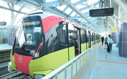 Tuyến metro Nhổn - Cầu Giấy gặp sự cố kỹ thuật hệ thống điện nên phải dừng tàu