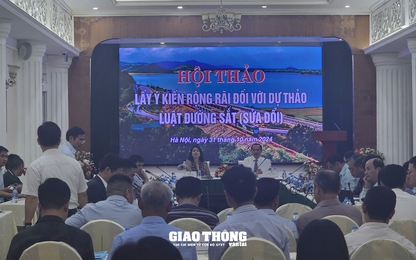 Lấy ý kiến các bộ, ngành về nội dung mới của dự thảo Luật Đường sắt (sửa đổi)