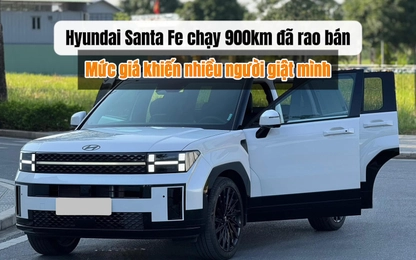 Chạy 900km, Hyundai Santa Fe đời mới đầu tiên rao bán giá khó tin