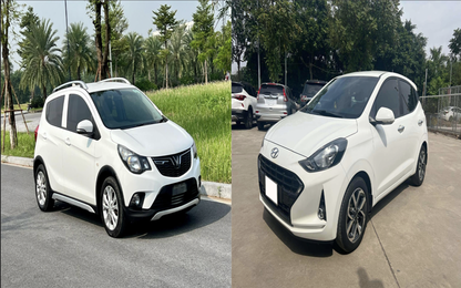 Ngỡ ngàng khấu hao VinFast Fadil và Hyundai Grand i10 sau 4 năm lăn bánh