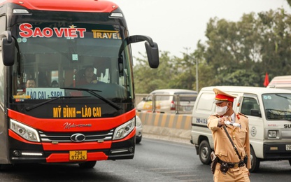 Hà Nội: Cần tiếp tục "dẹp" vấn nạn xe khách giành làn khẩn cấp