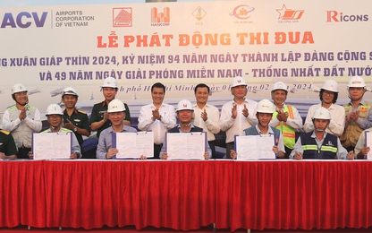 Phát động và ký giao ước thi đua đẩy nhanh tiến độ xây dựng Nhà ga hành khách T3 Tân Sơn Nhất