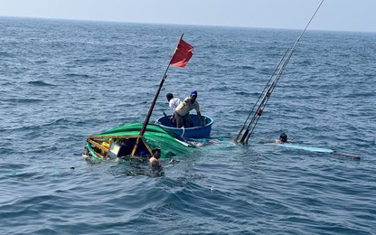 3 người tử vong và mất tích khi tàu cá va chạm tàu hàng ở vùng biển Quảng Ngãi