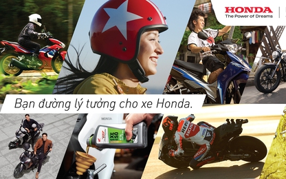 Honda Việt Nam bán dầu nhờn chuyên dụng cho xe máy