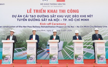 Bắt đầu thi công xây dựng hầm đường sắt qua đèo Khe Nét hơn 2.000 tỷ đồng