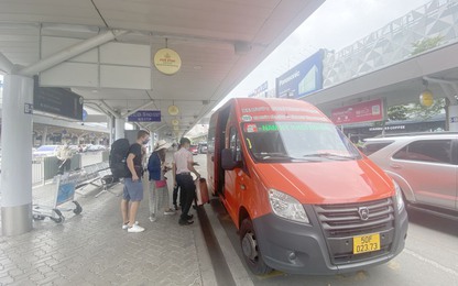14 tuyến xe buýt được tăng cường hoạt động tại sân bay Tân Sơn Nhất