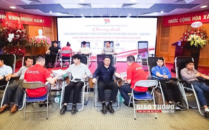 Thanh niên Bộ GTVT tổ chức ngày hội hiến máu tình nguyện