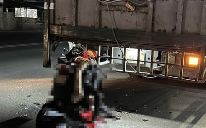 Đắk Lắk: Va chạm với xe tải đang dừng đỗ, hai thanh niên đi xe máy tử vong tại chỗ