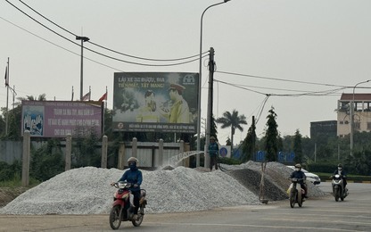 Bắc Ninh: Dự án cải tạo Tỉnh lộ 295 địa bàn huyện Yên Phong, vẫn là cách thi công thiếu an toàn