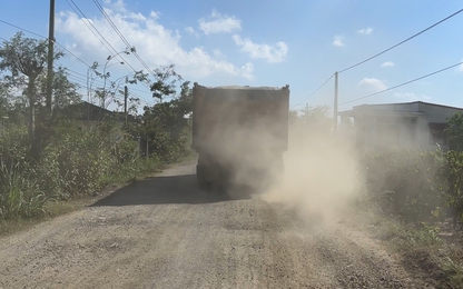Xe tải trọng lớn "bức tử" đường liên thôn, gây mất ATGT, ô nhiễm môi trường ở tỉnh Đắk Lắk