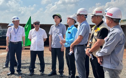 Thứ trưởng Lê Anh Tuấn: Chú trọng đảm bảo an toàn mùa mưa bão sắp tới tại dự án sân bay Long Thành