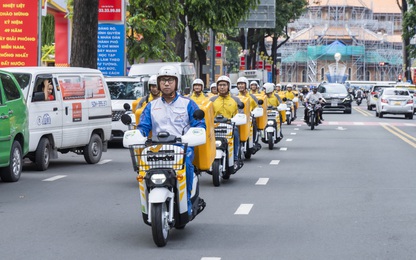 Bưu điện Việt Nam mua thêm xe máy điện Honda Benly e: cho dịch vụ giao hàng