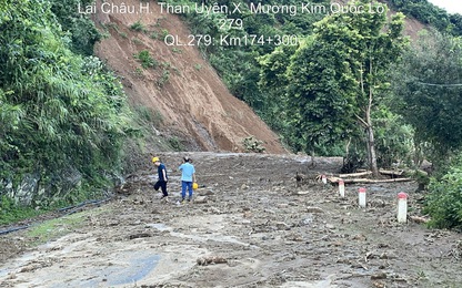Hai tuyến quốc lộ qua Lai Châu thiệt hại nặng do mưa lớn
