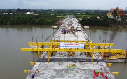 Hợp long cầu Bạch Đằng 2 nối tỉnh Bình Dương và Đồng Nai