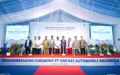 VinFast khởi công nhà máy xe điện tại Indonesia
