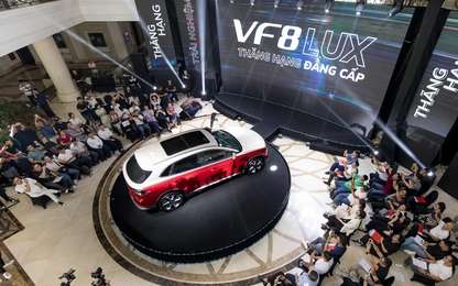VinFast ra mắt phiên bản nâng cấp VF 8 Lux, giá bán từ 1,1 tỷ đồng