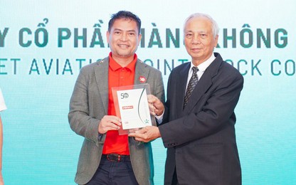 Vietjet được vinh danh trong Top 50 doanh nghiệp phát triển bền vững tiêu biểu 2024