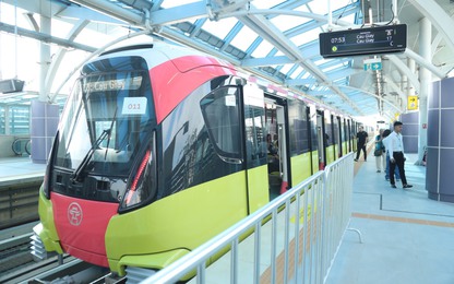 Chính thức vận hành thương mại 8,5 km trên cao tuyến đường sắt Nhổn - ga Hà Nội