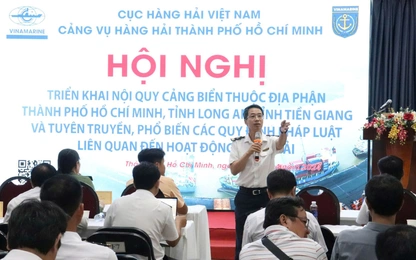 Cảng vụ Hàng hải TP. HCM triển khai số hóa trong quản lý hoạt động dịch vụ hàng hải