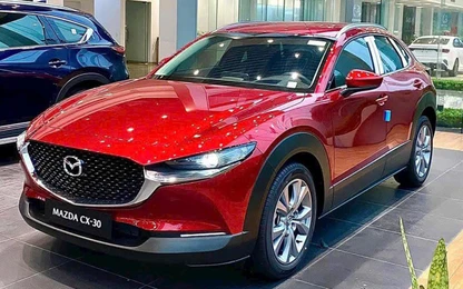 Giá xe Mazda CX-30 lăn bánh tháng 1/2025: Giá rẻ đấu Toyota Corolla Cross