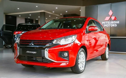 Giá xe Mitsubishi Attrage lăn bánh tháng 1/2025: Giảm không phanh rẻ như Hyundai Grand i10