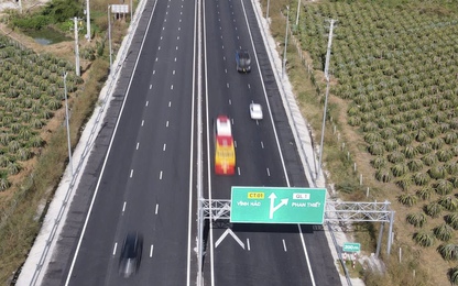 Xử lý tình trạng xói lở trên tuyến đường bộ cao tốc Vĩnh Hảo - Phan Thiết