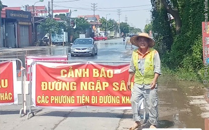 Quốc lộ 3 ngập sâu, Hà Nội phân luồng từ xa đi các tỉnh Thái Nguyên, Bắc Ninh