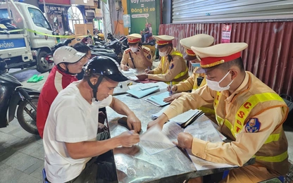 CSGT toàn quốc lập biên bản hơn 2 nghìn tài xế "ma men" trong đêm