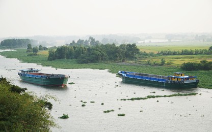 Vẫn đang tìm kiếm người mất tích trên sông Vàm Cỏ Đông