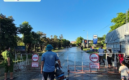 Bắc Ninh: Nhiều tuyến đường ngập úng, chia cắt giao thông