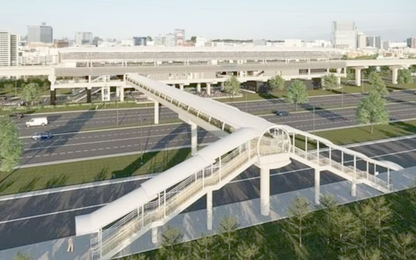 TP.HCM lắp thang máy tại 7 cầu vượt dọc tuyến metro số 1 hỗ trợ người đi bộ