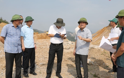 Quảng Ninh: Tập trung tháo gỡ khó khăn, đẩy nhanh tiến độ thi công QL279