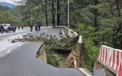 Phân luồng giao thông qua đèo Prenn