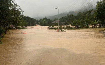 Mưa lớn gây ngập lụt nhiều nơi tại Đắk Lắk, nguy cơ lũ quét và sạt lở tăng cao