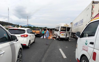 Tai nạn giao thông liên hoàn trên cao tốc Phan Thiết - Dầu Giây