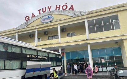 41 đoàn tàu khách phải dừng chạy do mưa lũ ở Nam Trung Bộ