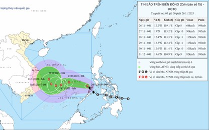 Chủ động ứng phó với áp thấp nhiệt đới trên Biển Đông