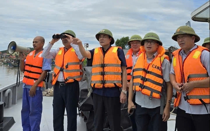 Chi cục Hàng hải và Đường thủy phía Bắc chủ động bảo đảm ATGT mùa bão, lũ