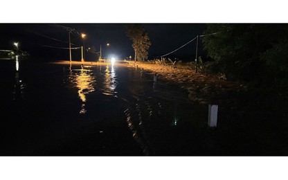 Lũ sông Ba dâng cao, Gia Lai khẩn cấp sơ tán dân, phong tỏa cầu tránh tai nạn