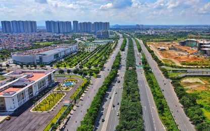 Hà Nội tổ chức phân luồng giao thông trên Đại lộ Thăng Long