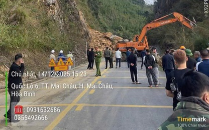 Kiến nghị công bố tình trạng khẩn cấp thiên tai tại Km124+300 trên QL6