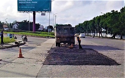 Phối hợp sửa chữa nút giao La Sơn, QL1 qua TP Huế