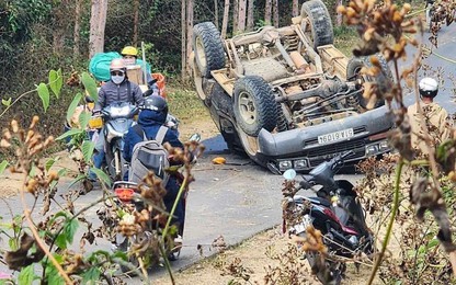 Gia Lai: Tài xế ô tô vi phạm nồng độ cồn gây tai nạn khiến một người phụ nữ tử vong