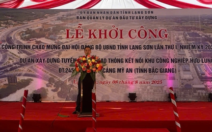 Lạng Sơn: Khởi công tuyến đường gần 150 tỷ đồng kết nối cảng Mỹ An