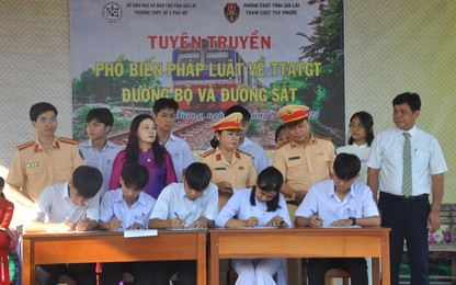 Trang bị kỹ năng giúp học sinh tham gia giao thông an toàn