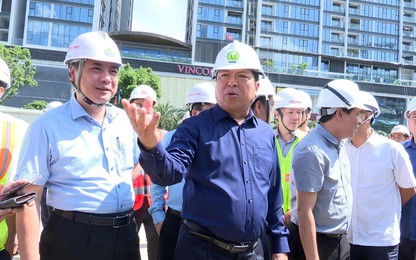 Tuyến ngầm metro Nhổn - Ga Hà Nội "vượt nắng, thắng mưa" phấn đấu về đích đúng hẹn