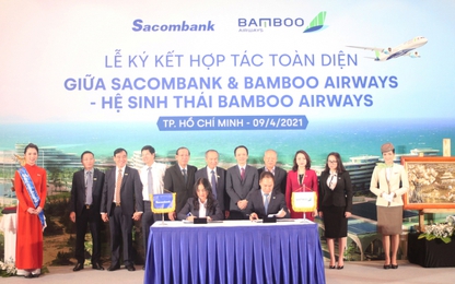 Sacombank và Bamboo Ariways hợp tác toàn diện